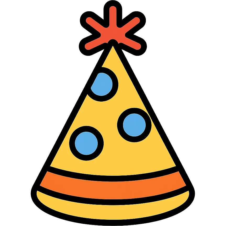 party hat emoji