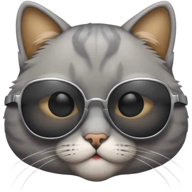 Cat wearing sunglasses emoji