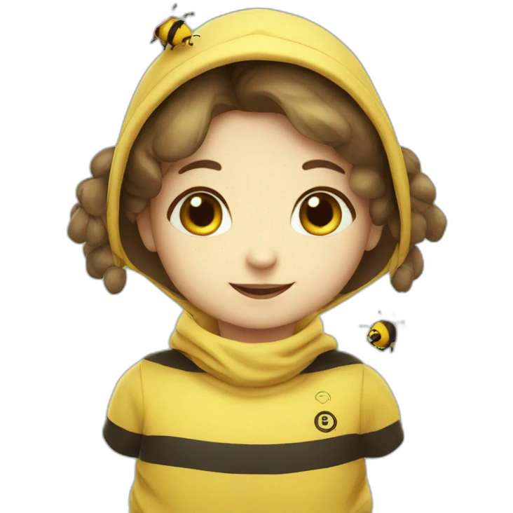 Cute bee emoji