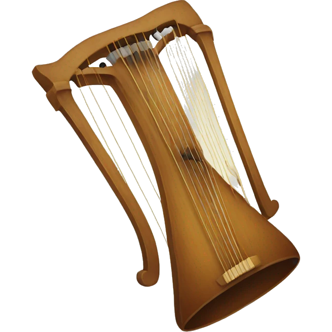 A lyre emoji