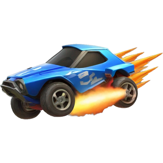 rocket league octane car hitting ball emoji