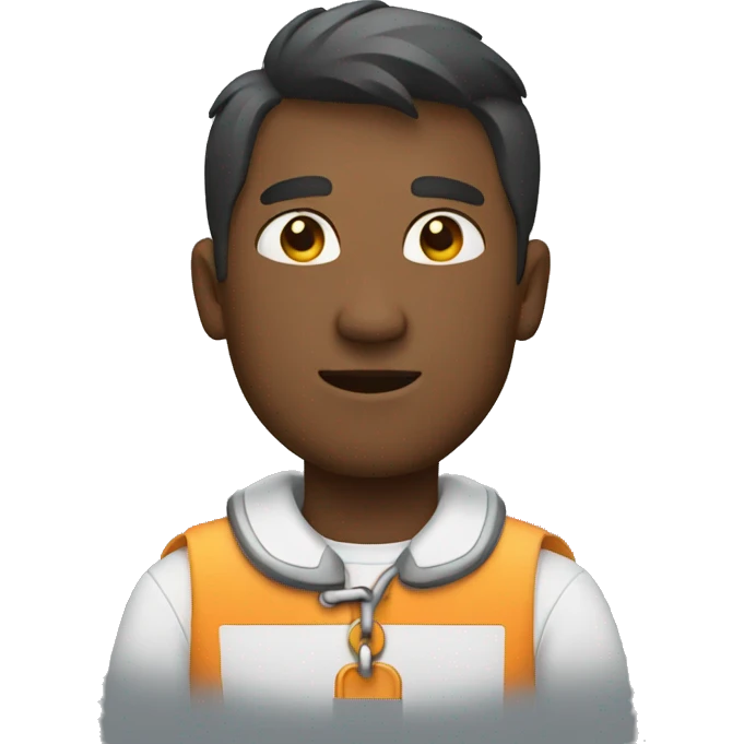 pulling at collar emoji