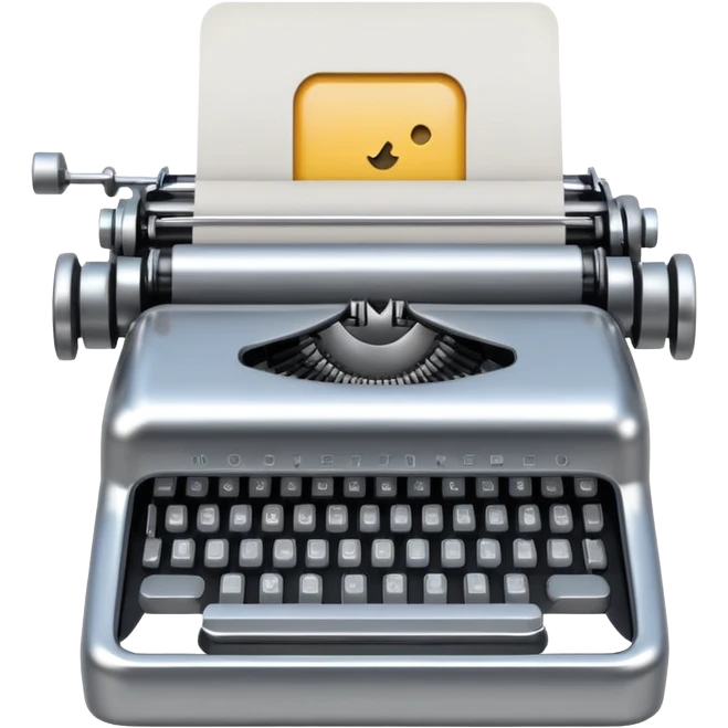 robot typewriter emoji emoji