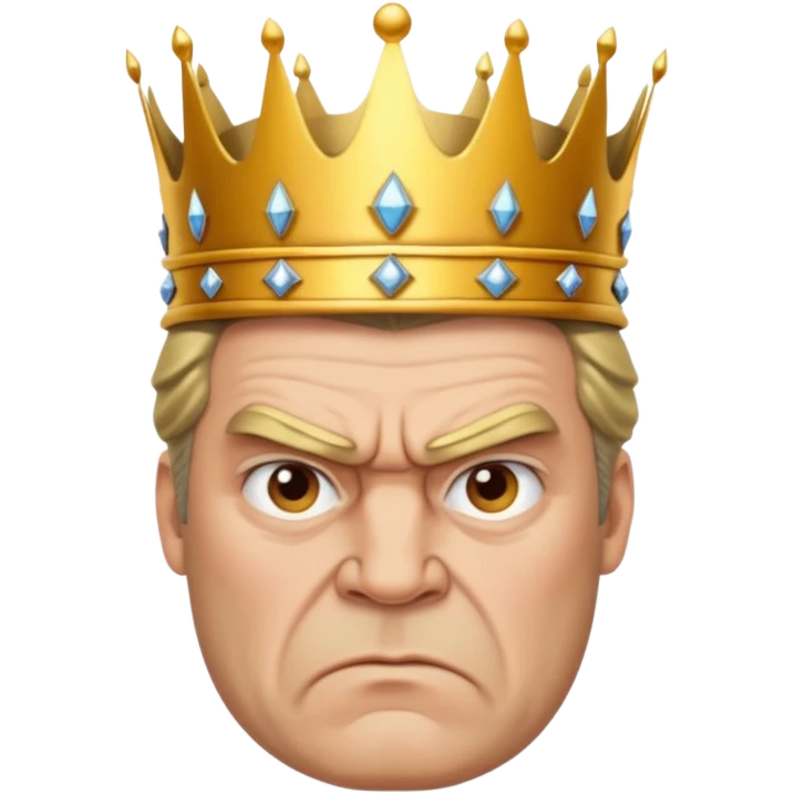angry king emoji