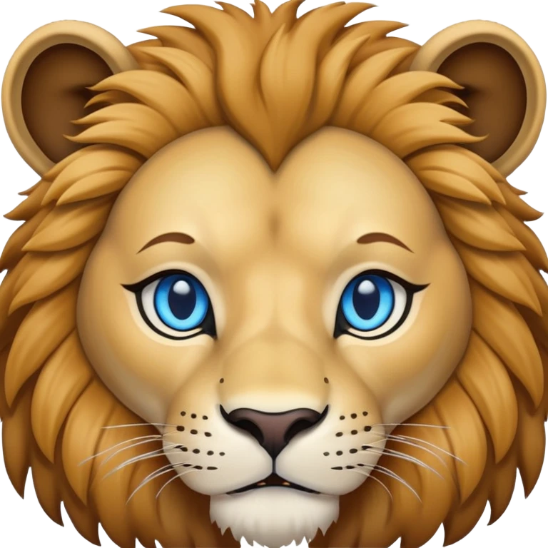 Löwe blaue augen  emoji