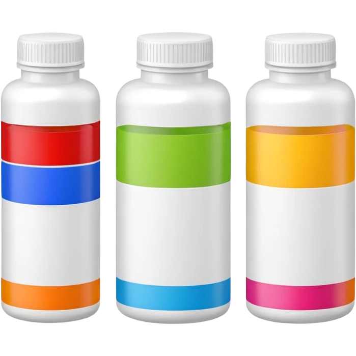 supplements bottles  emoji