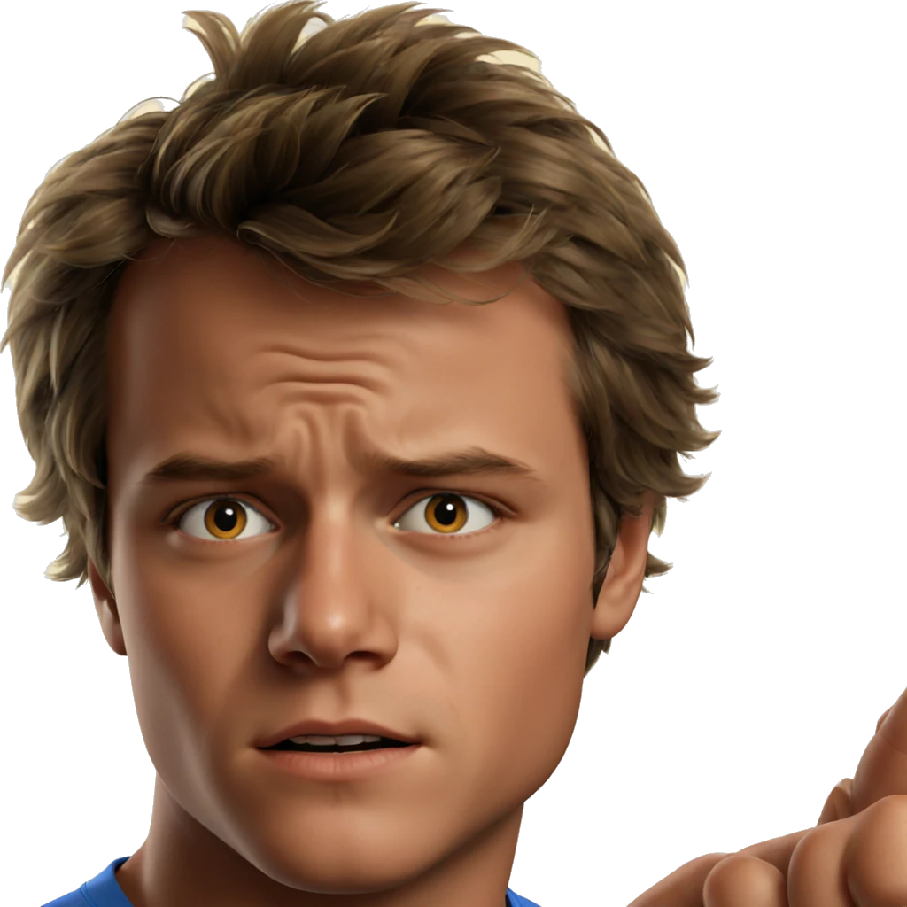 realistic portrait of a boy emoji