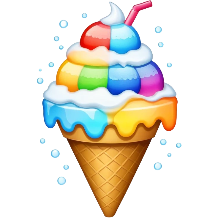 Snow cone emoji