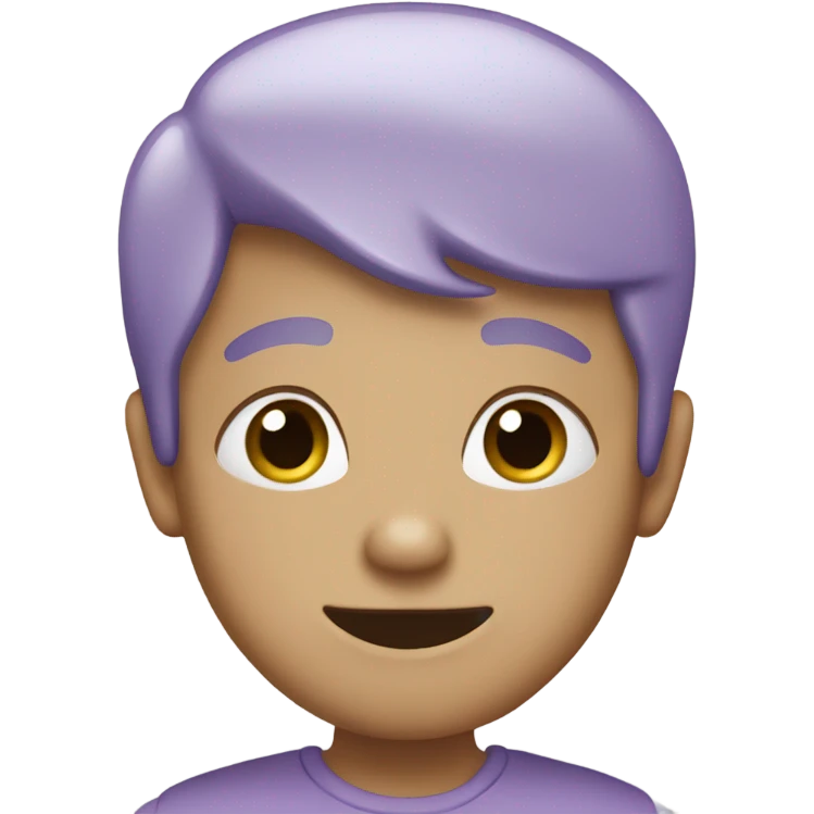 Light purple heRt emoji