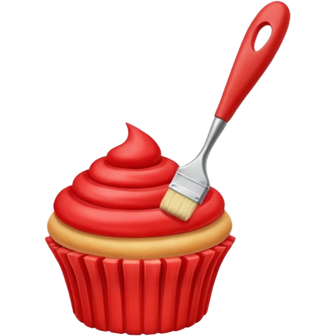 Pastry silicon brush  emoji