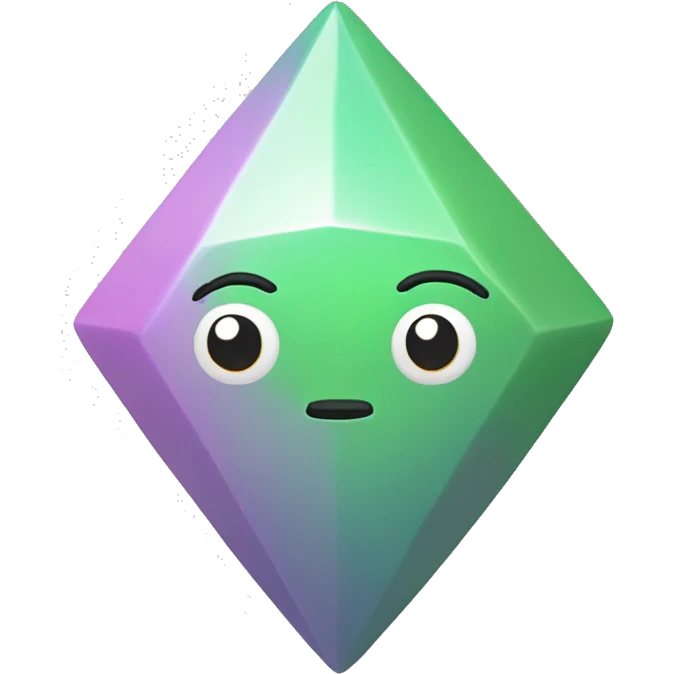 Pastel plumbob sims emoji