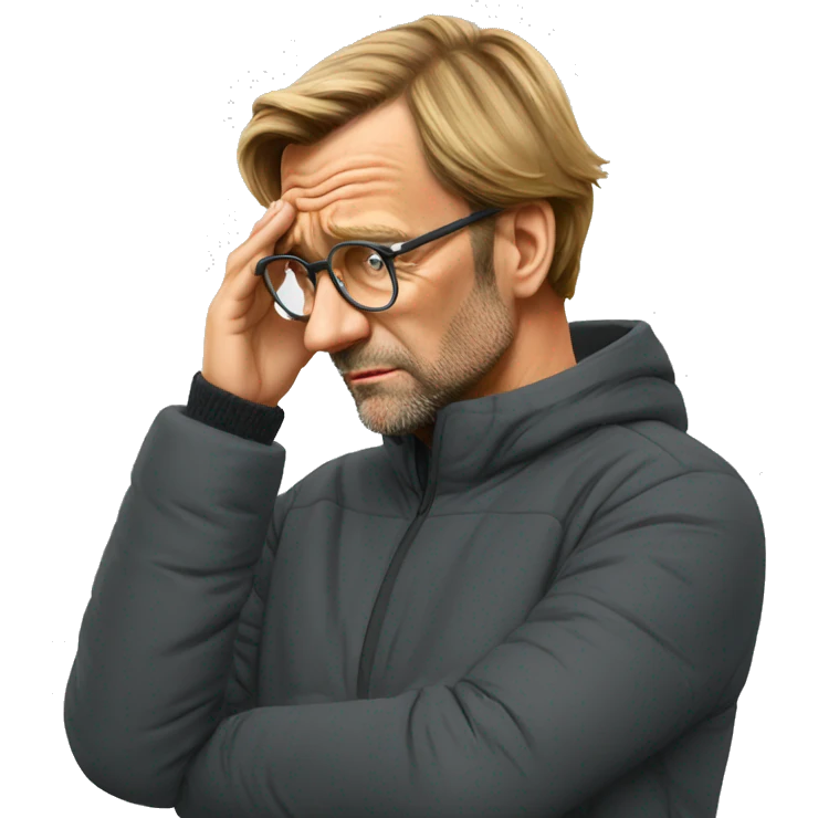 Klopp facepalm emoji