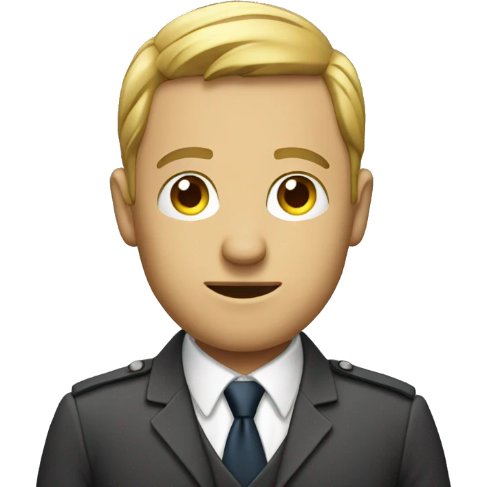 corp man analyze emoji