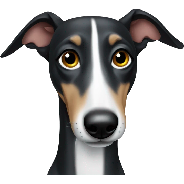 Black greyhound emoji