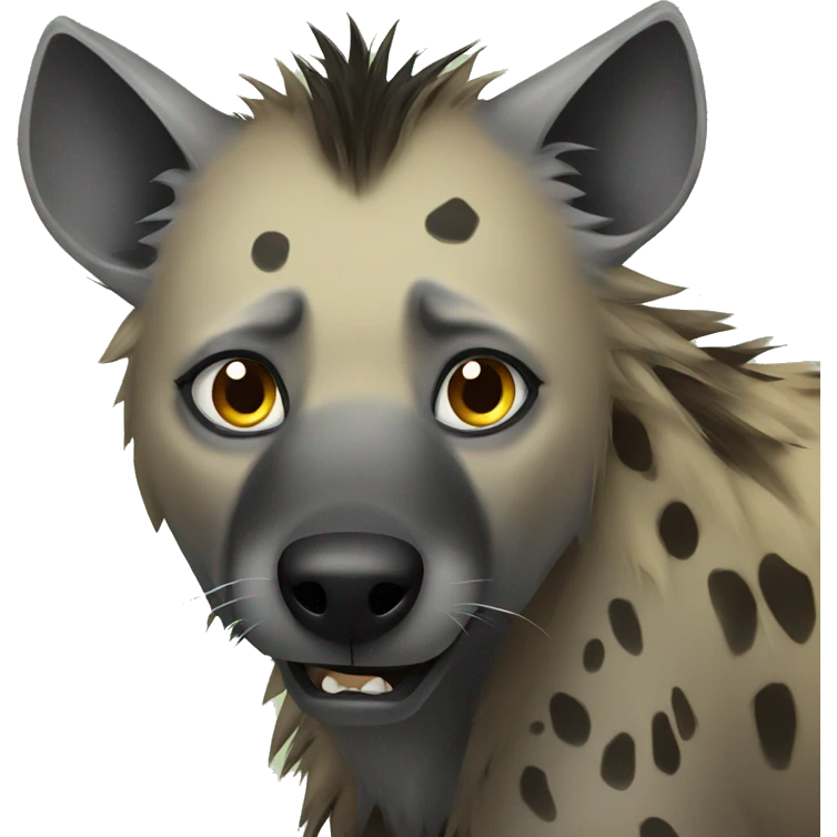 Sick Hyena  emoji