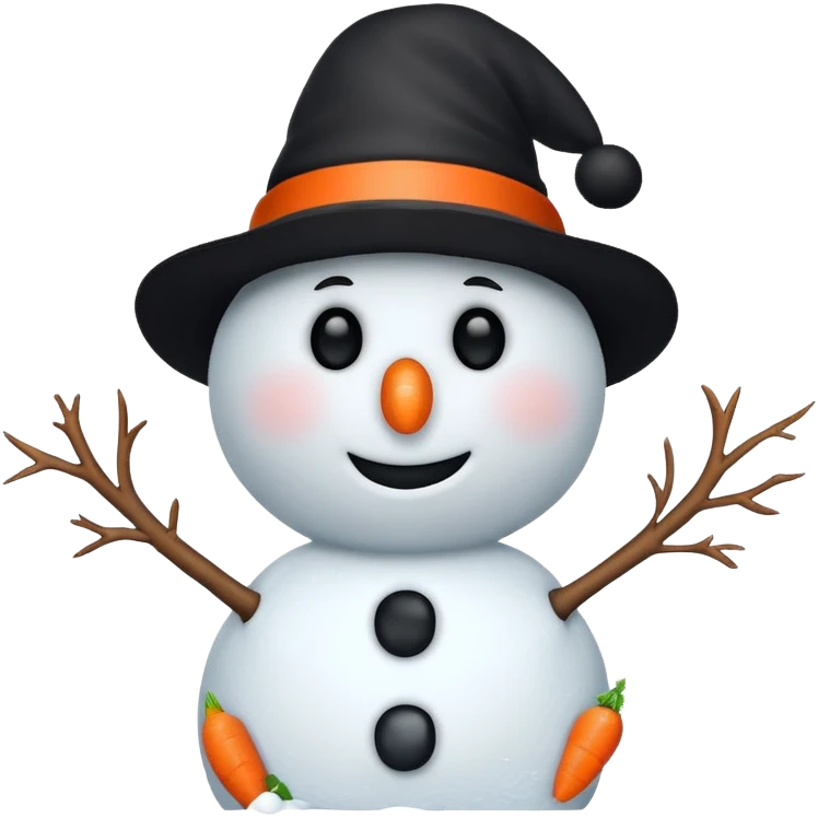 frozen snowman emoji