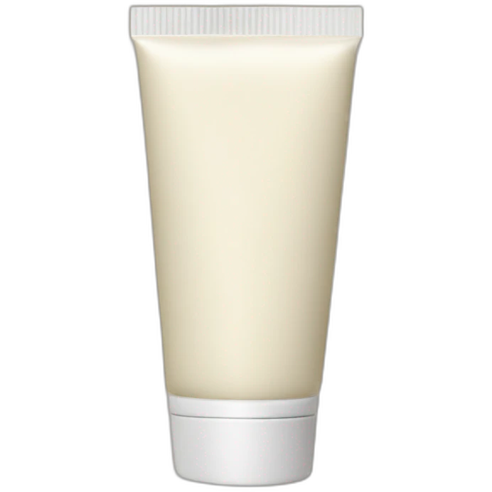 Cream in white tube emoji