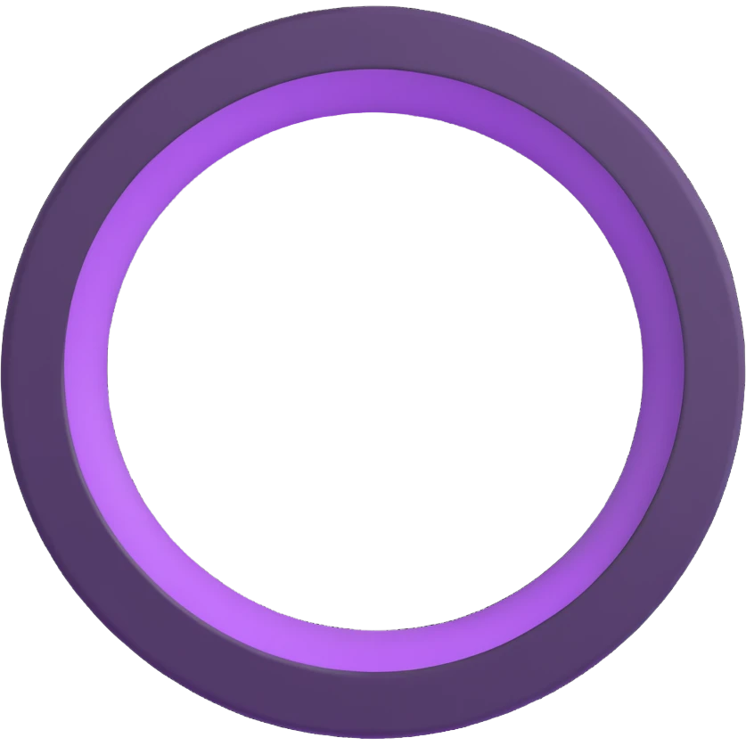 A simple purple circle on a plain background emoji