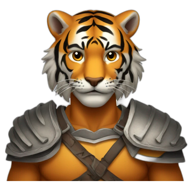 Warrior tiger emoji