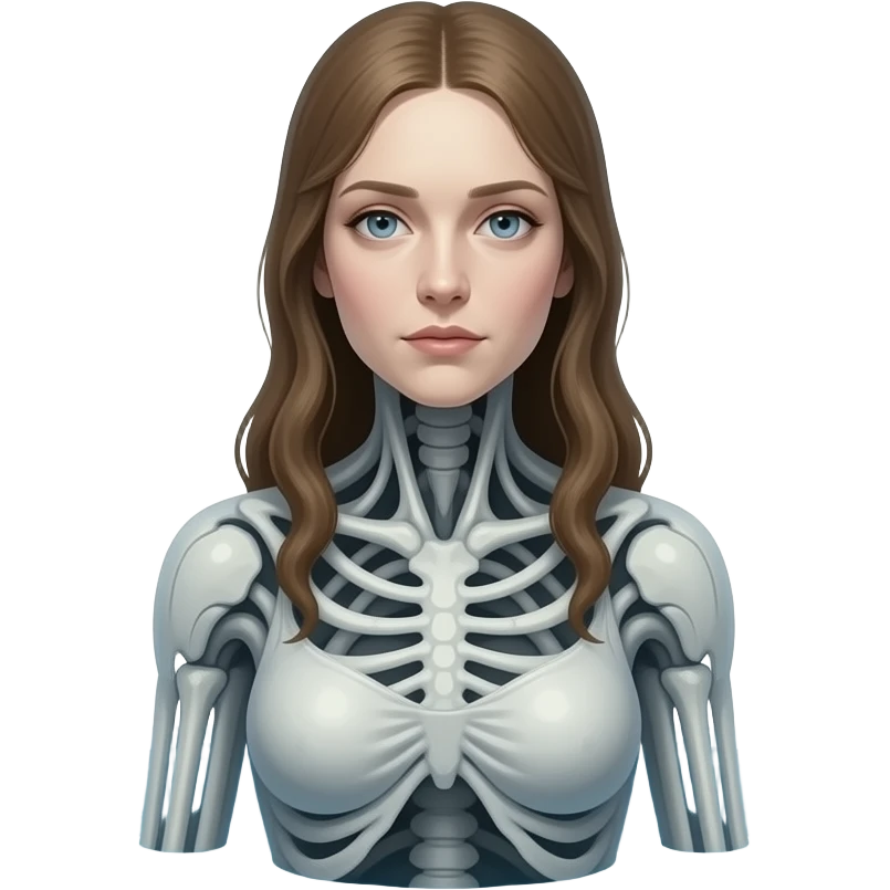 deformed ethereal upper body maiden's corpse hovers over frozen lake - a Gustave Doré piece, depicting traitors frozen in a lake of ice in the ninth circle of Dante's Inferno emoji