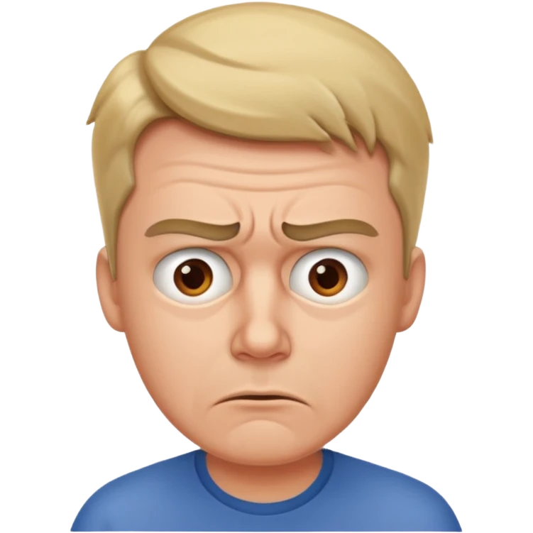 confused man emoji