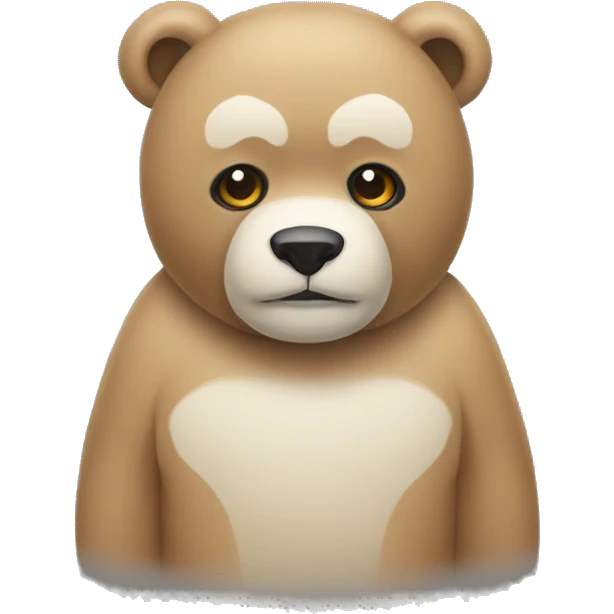 Oso de ipohone emoji