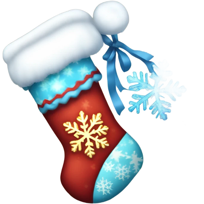 Christmas stocking emoji