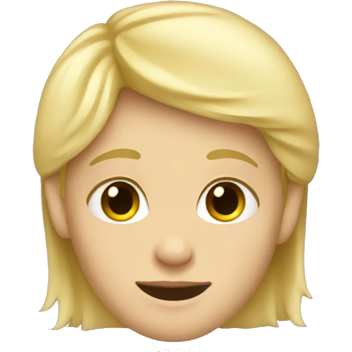 blonde haired kid  emoji