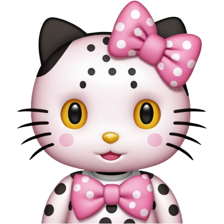 Hellow Kitty puntos emoji