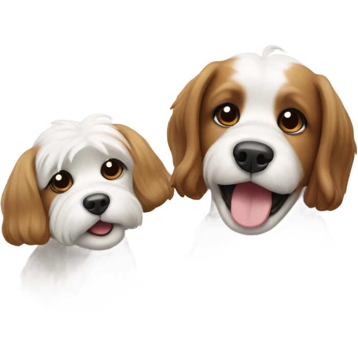 Two cavatzu brown and black emoji