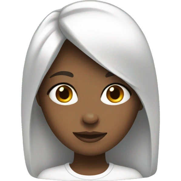 Clean fresh girl emoji