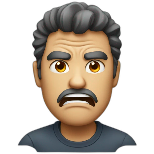 angry man emoji