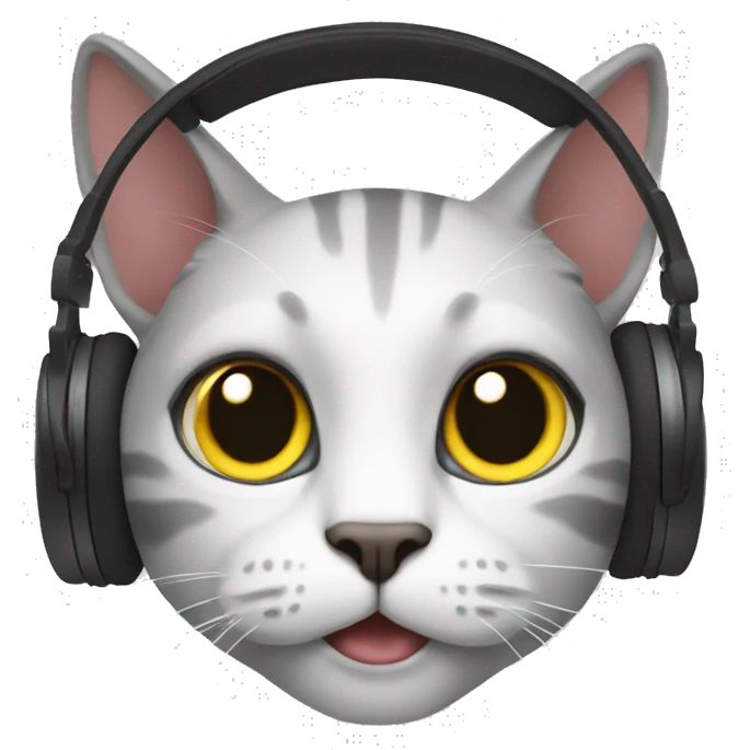 cat dj emoji