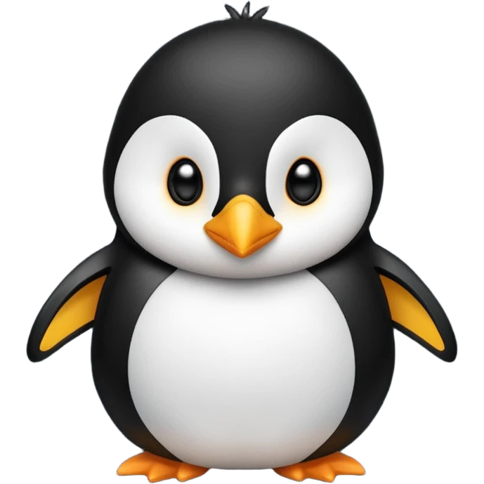 cute penguin emoji