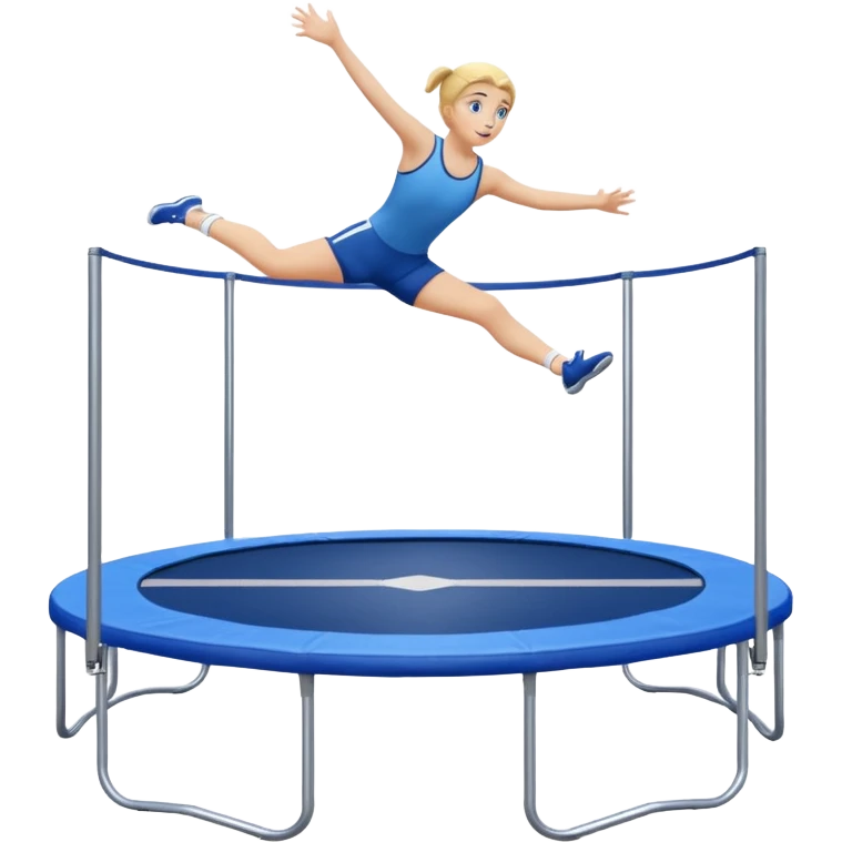 basic olympic standard trampoline emoji