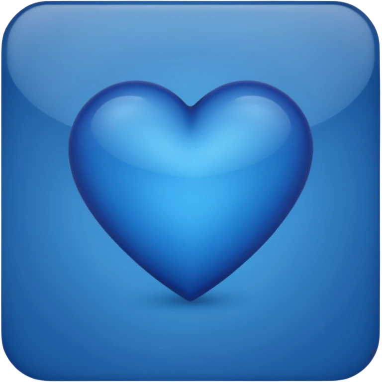 قلب ازرق غامق emoji