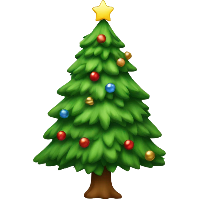 Christmas tree emoji