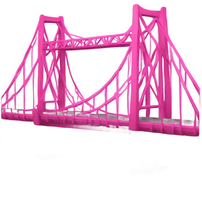 pink bridge emoji