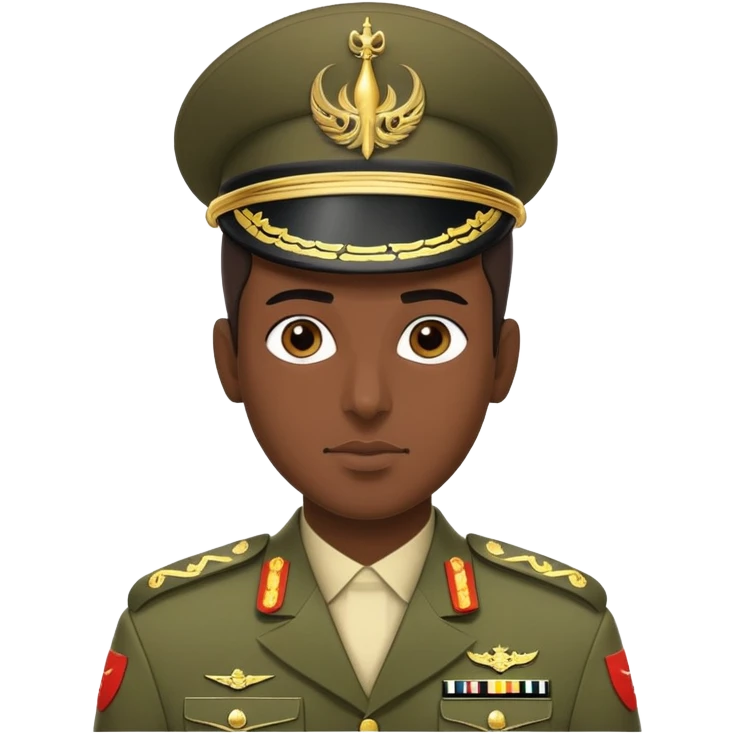 Saudi Arabian soldier in traditional military uniform emoji