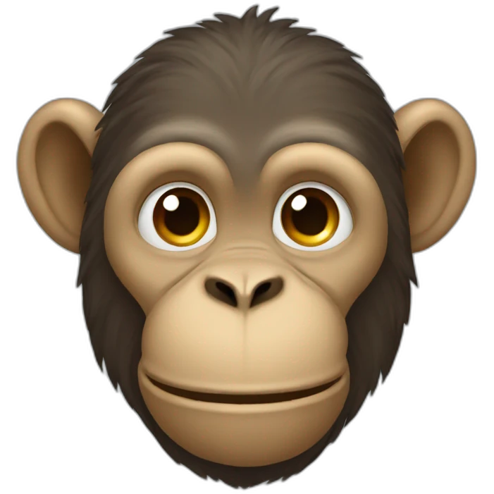Monkey welldressed emoji