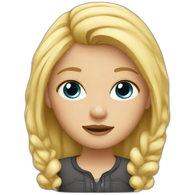 blonde girl emoji