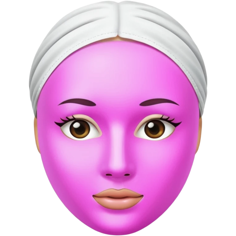 mascarilla rosa emoji