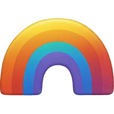 Rainbow Semicolon emoji