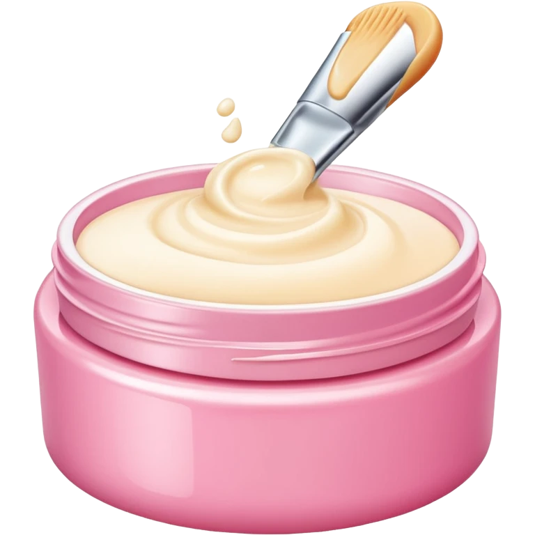 pink face cream  emoji