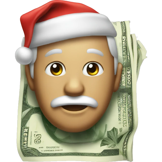 christmas money emoji