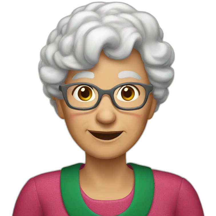 Merry Christmas Granny emoji