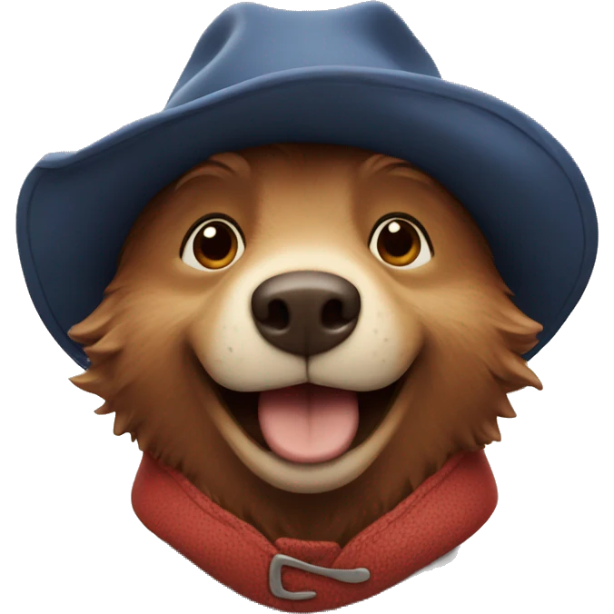 Paddington smiling emoji