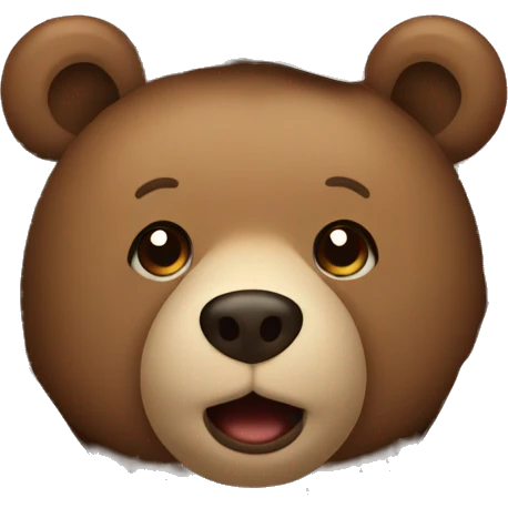 bear wrapped in blanket  emoji