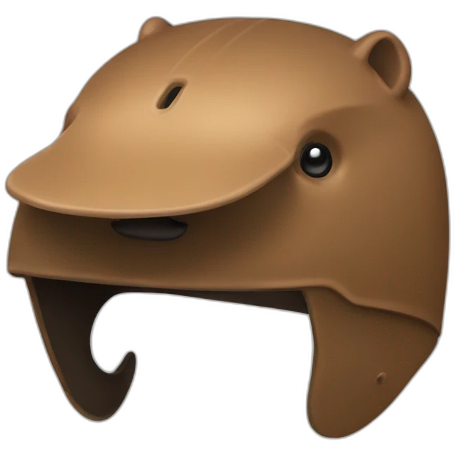beaver helmet emoji