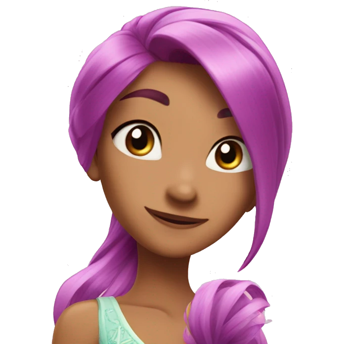 Bloom from winx club emoji